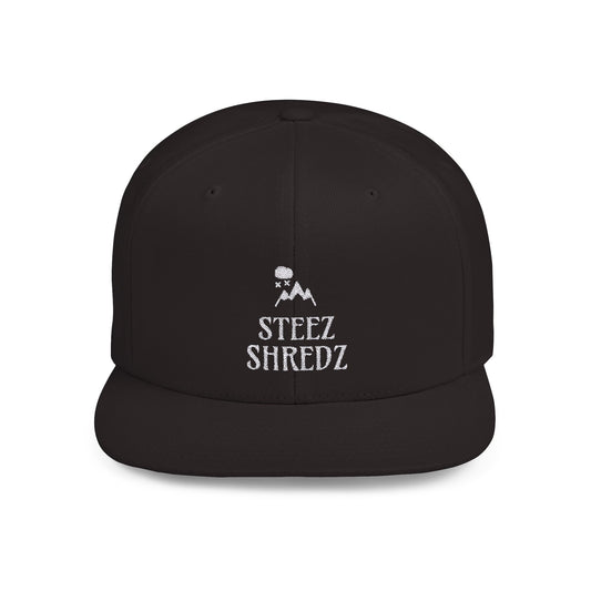 Steez Shredz "Epic" Flat Bill Hat Black