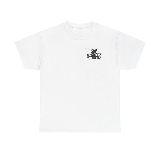 Steez Shredz Cotton T-Shirt White